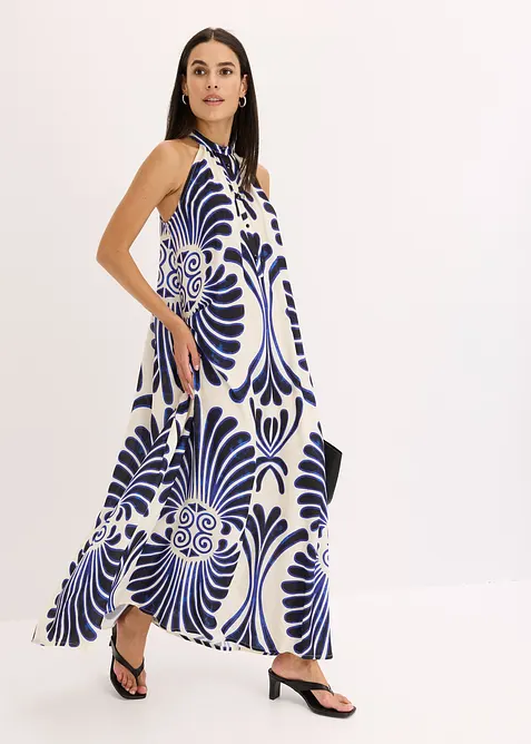 Abito lungo ampio in viscosa fluente, bonprix