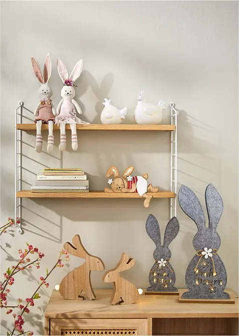 Statuetta decorativa coniglio (pacco da 2), bonprix