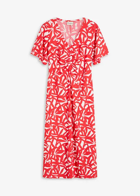 Abito di jersey con arricciatura, bonprix