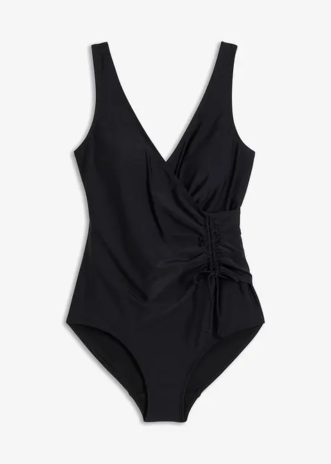 Costume intero con arricciatura e effetto modellante leggero, bonprix