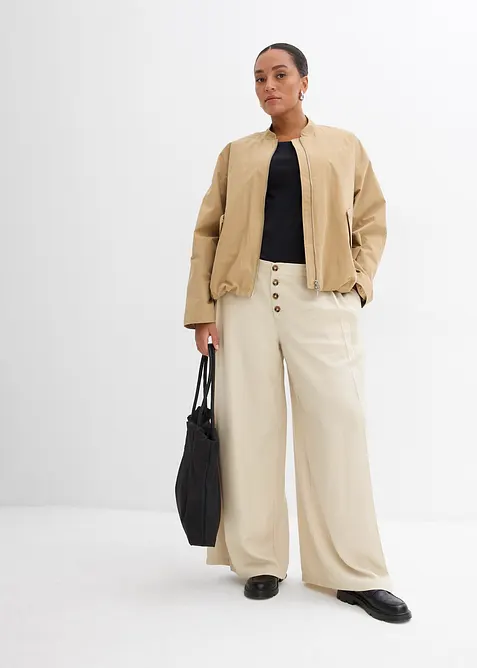 Maglia a maniche lunghe in puro cotone biologico, bonprix