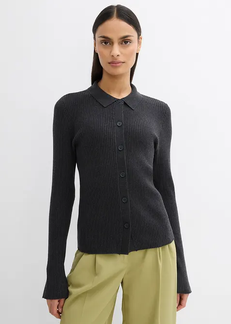 Cardigan in misto viscosa fine, bonprix