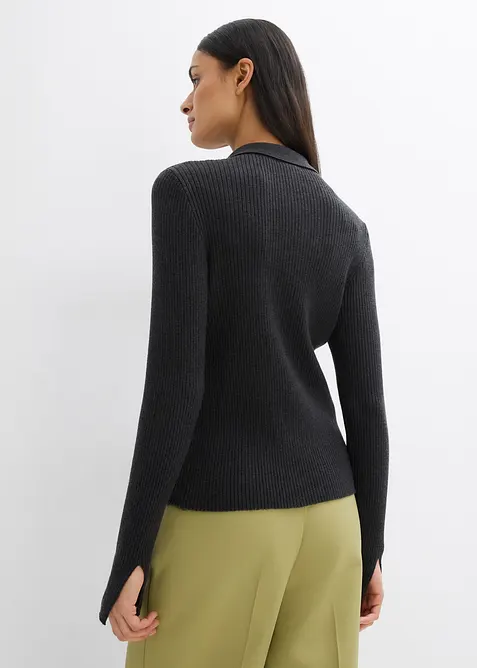 Cardigan in misto viscosa fine, bonprix