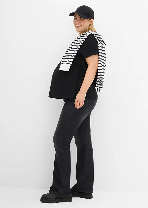 Maglia prémaman / da allattamento 2 in 1 in cotone biologico (pacco da 2), bonprix