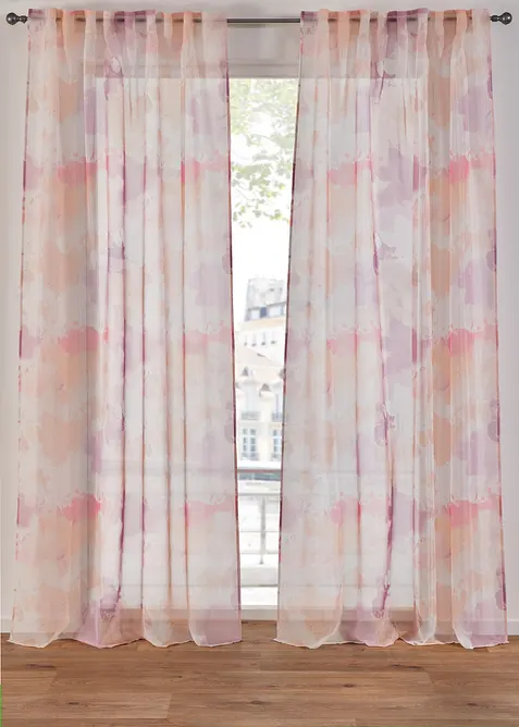 Tenda in voile leggero (pacco da 2), bonprix