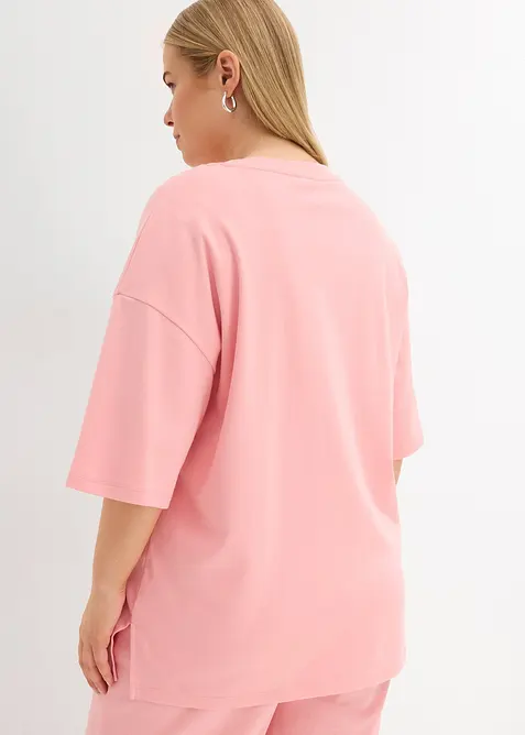 Maglia lunga in interlock, bonprix