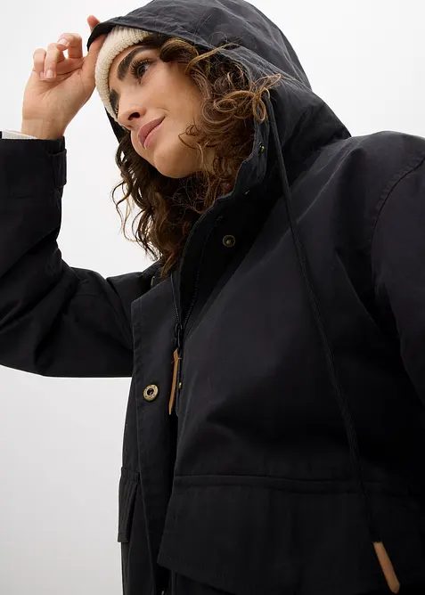 Giacca da mezza stagione con cappuccio, bonprix