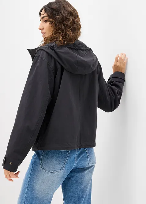 Giacca da mezza stagione con cappuccio, bonprix