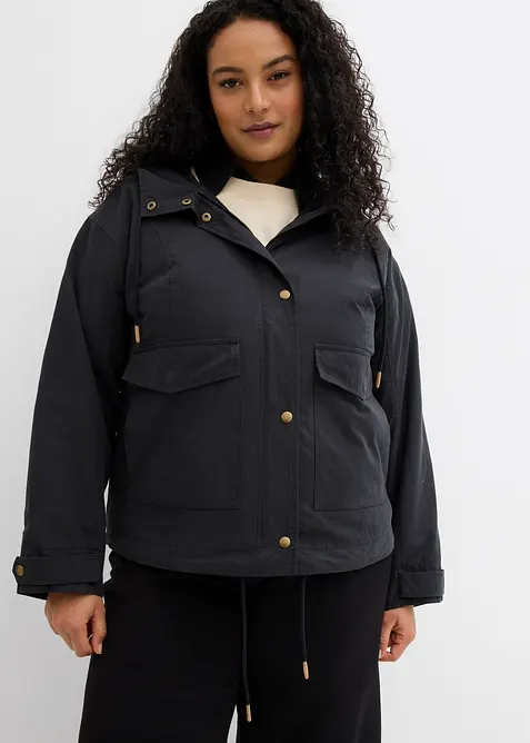 Giacca da mezza stagione con cappuccio, bonprix