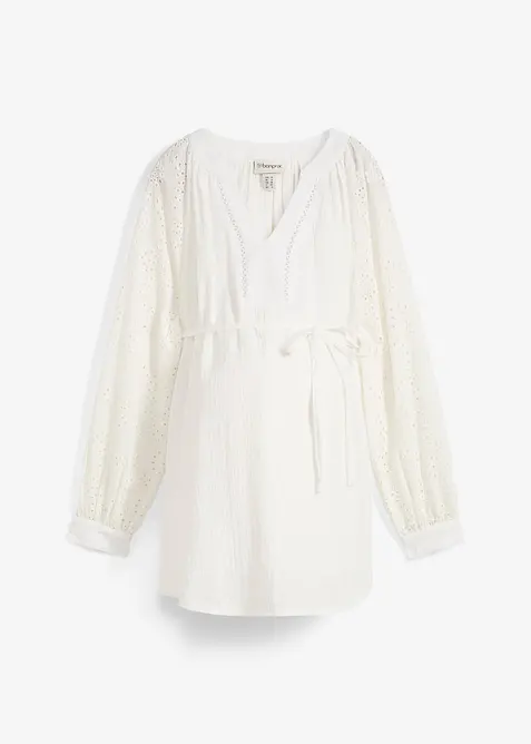 Blusa pr&eacute;maman in mussola di cotone, bonprix