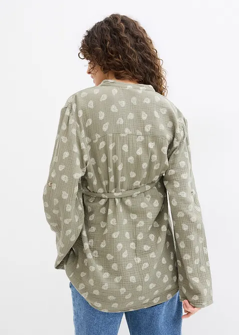 Blusa pr&eacute;maman / da allattamento in mussola di puro cotone, bonprix