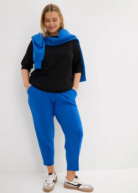 Felpa larga effetto neoprene, bonprix