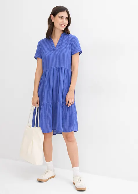 Abito in mussola a righe, bonprix