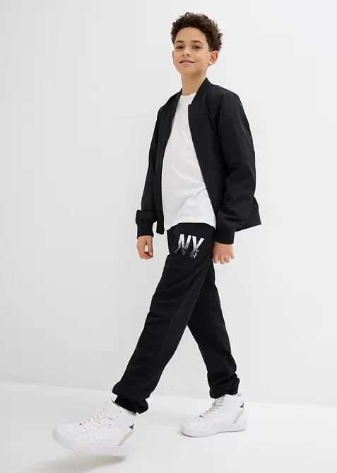 Pantaloni da jogging in misto cotone morbido, bonprix