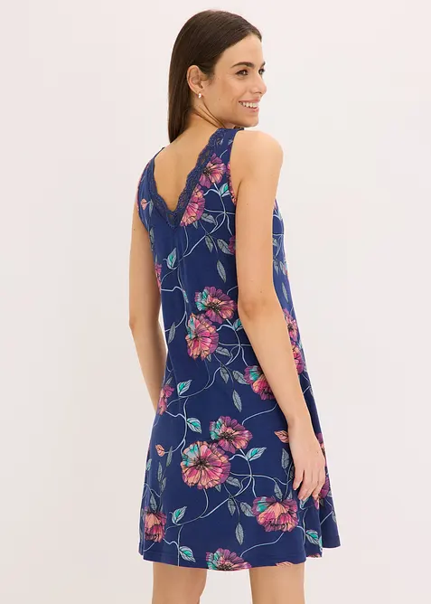 Camicia da notte con viscosa, bonprix