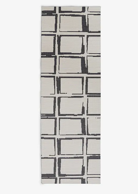 Tappeto da interno ed esterno double-face con quadri, bonprix