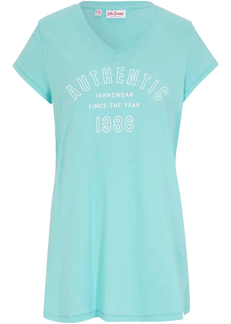 Maglia lunga in puro cotone biologico, bonprix