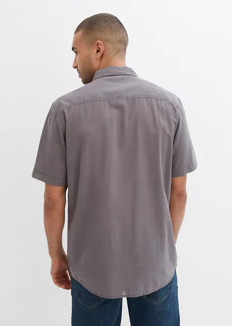 Camicia a maniche corte in puro cotone, bonprix