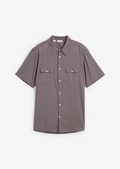 Camicia a maniche corte in puro cotone, bonprix