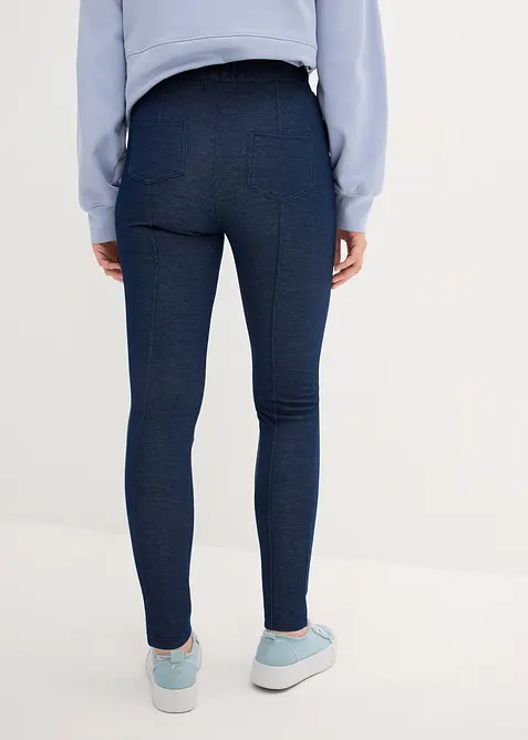 Leggings termici morbidi effetto jeans, bonprix