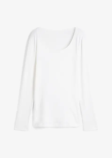 Maglia a maniche lunghe in puro cotone biologico, bonprix