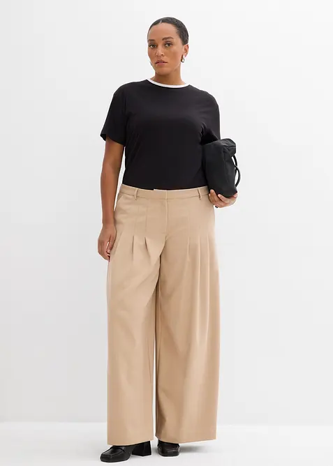 T-shirt con dettaglio a contrasto, bonprix