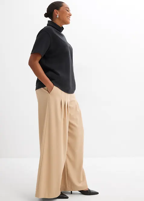 Maglia a collo alto in puro cotone biologico, bonprix