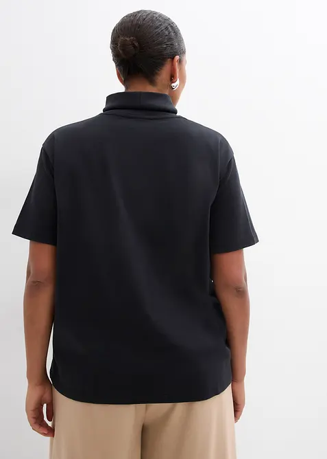 Maglia a collo alto in puro cotone biologico, bonprix