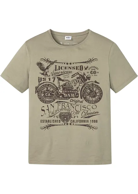 T-shirt in puro cotone, bonprix