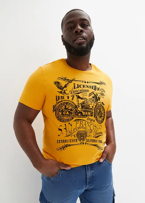 T-shirt in puro cotone, bonprix