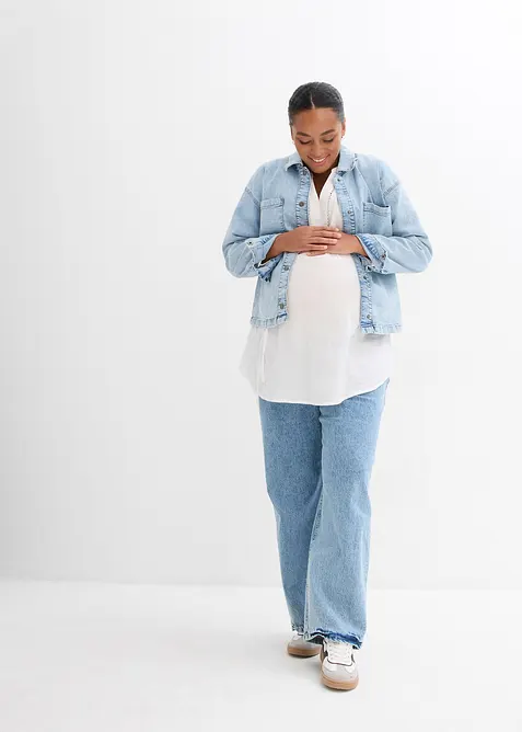 Blusa pr&eacute;maman in mussola di cotone, bonprix