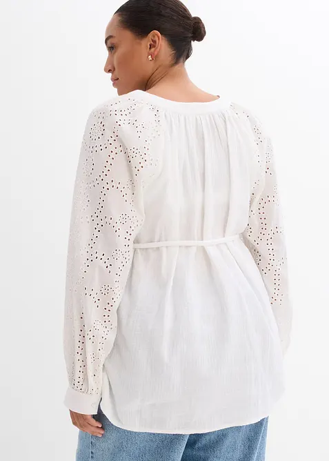 Blusa pr&eacute;maman in mussola di cotone, bonprix