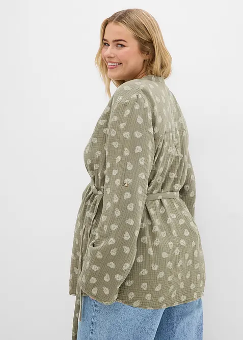 Blusa pr&eacute;maman / da allattamento in mussola di puro cotone, bonprix