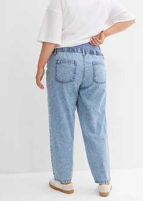 Jeans pr&eacute;maman alla caviglia, boyfriend fit, bonprix