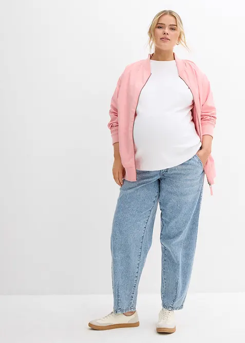 Jeans pr&eacute;maman alla caviglia, boyfriend fit, bonprix