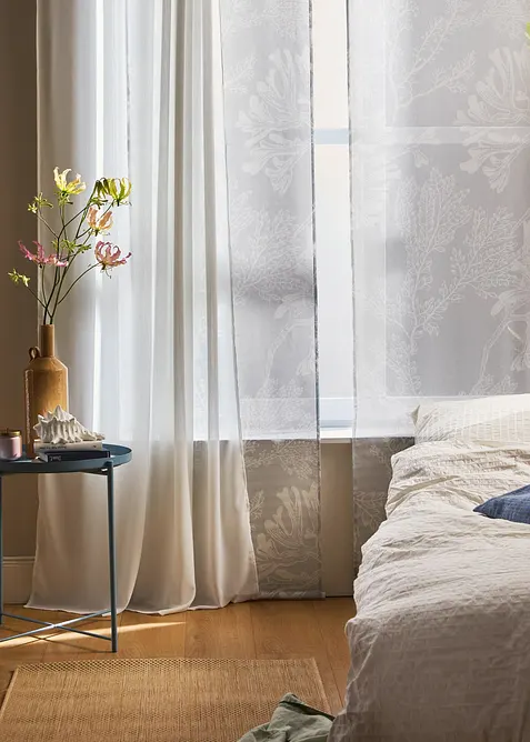 Tenda a pannello con stampa floreale (pacco da 1), bonprix