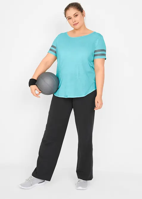 Pantaloni in jersey di cotone elasticizzato, bonprix