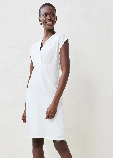 Abito a tubino in puro lino, bonprix