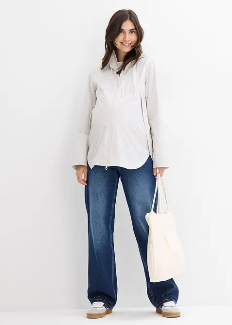 Giacca prémaman ultraleggera impermeabile e antivento con inserto babywearing, bonprix
