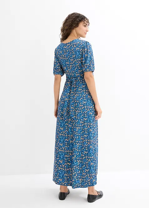 Abito lungo di jersey pr&eacute;maman / da allattamento, bonprix