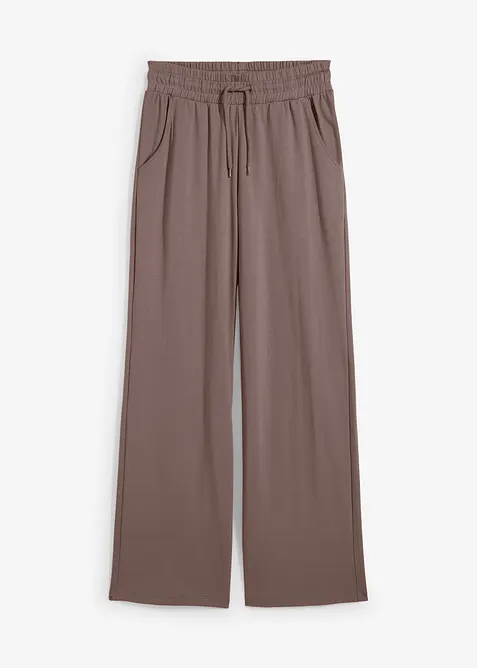 Pantaloni in jersey interlock, bonprix