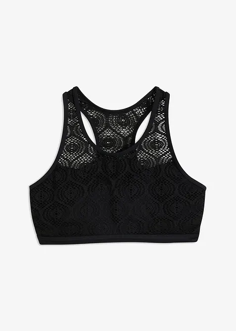 Bustier per bikini con pizzo, bonprix