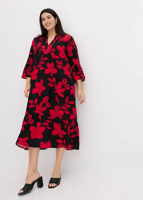 Abito lungo in viscosa fluente, bonprix