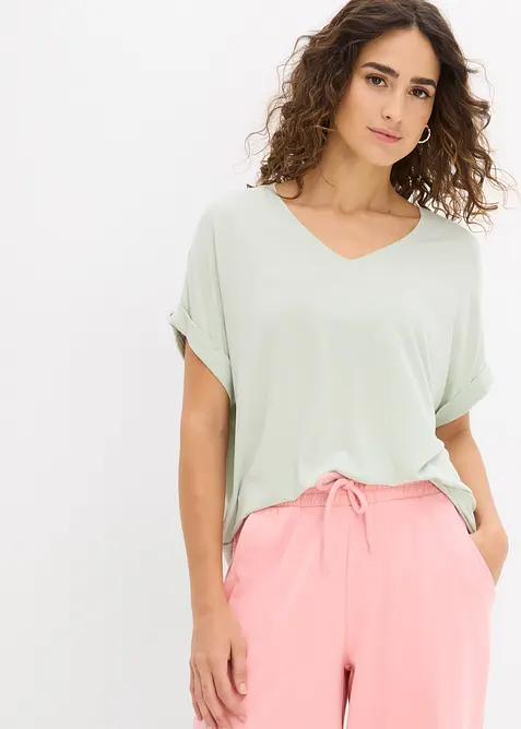 Maglia in misto viscosa fluente, bonprix