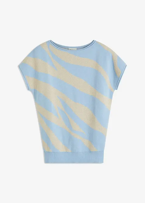 Maglione in filato fine con fili glitterati, bonprix