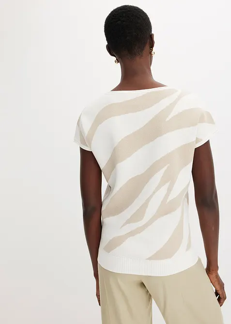 Maglione in filato fine con fili glitterati, bonprix