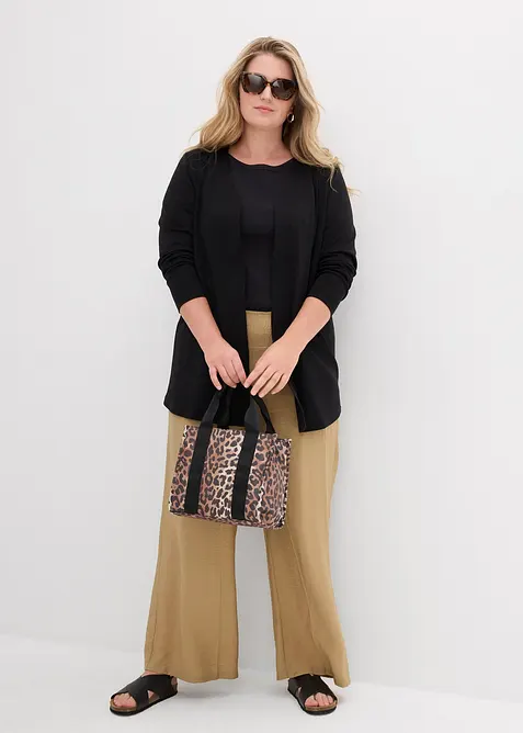 Cardigan in jersey di puro cotone biologico, bonprix