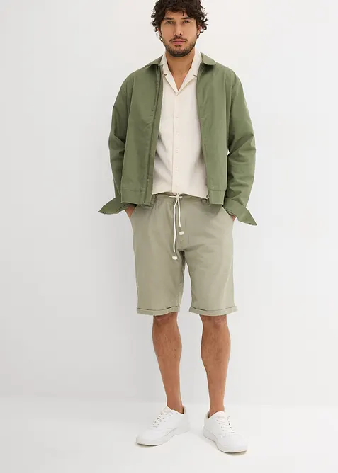 Bermuda in misto lino, regular fit, bonprix