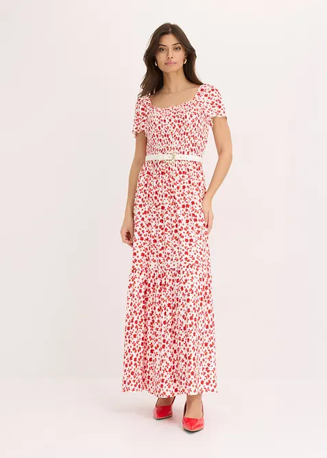 Abito lungo in misto viscosa, bonprix