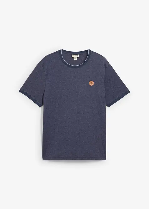 T-shirt con effetto doppiato e dettagli, bonprix